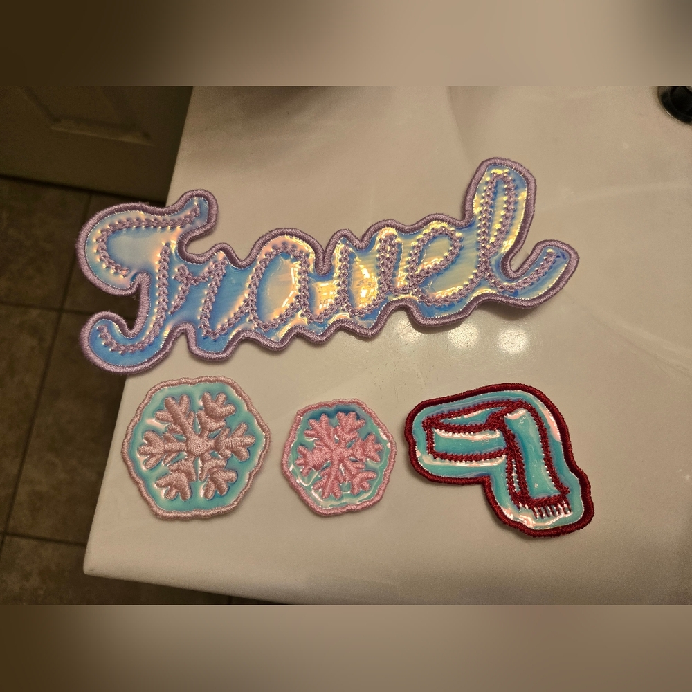 Stoney Clover Lane Inspired Iridescent Patches
